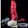 Anal Predator Dildo Monster Verax Squirts Rot 16 cm ⌀ 5,3 cm
