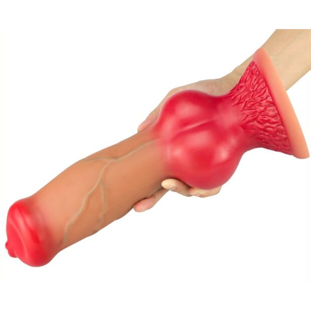 Animalorny Inuk XXL Spezialdildo Rot 28 cm