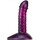 MetallicAnal Dildo Fantasy Saperli Black Purple 16 cm