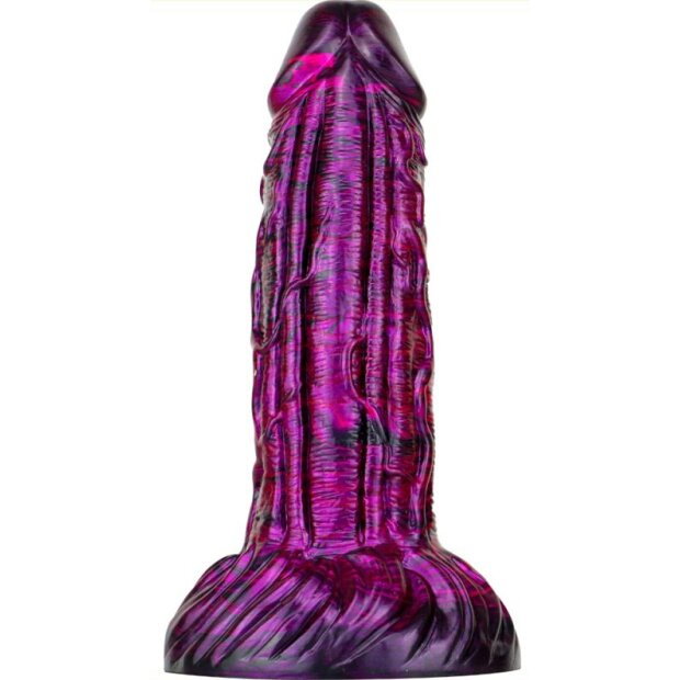 MetallicAnal Dildo Fantasy Gentax Black Purple 16 cm