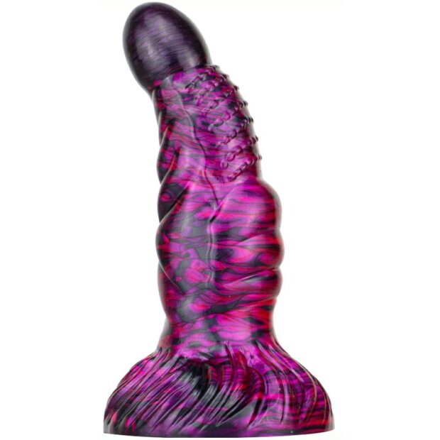 MetallicAnal Dildo Fantasy Nirp Black Purple 15 cm