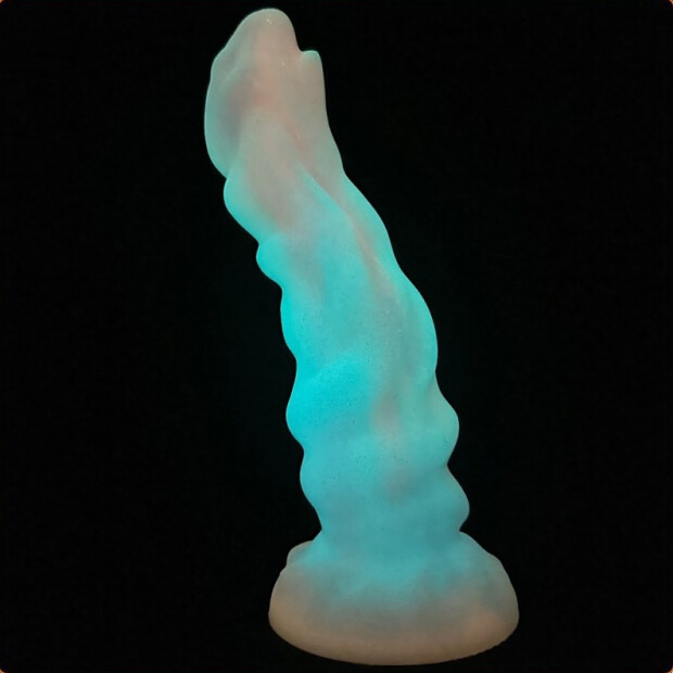 unicorny Jade Rabbit gode lumineux 24 cm
