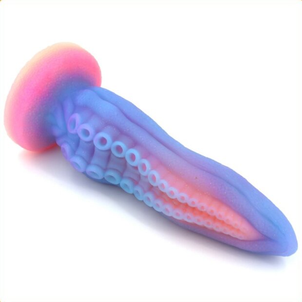 Unicorn Octopus Dildo glowing