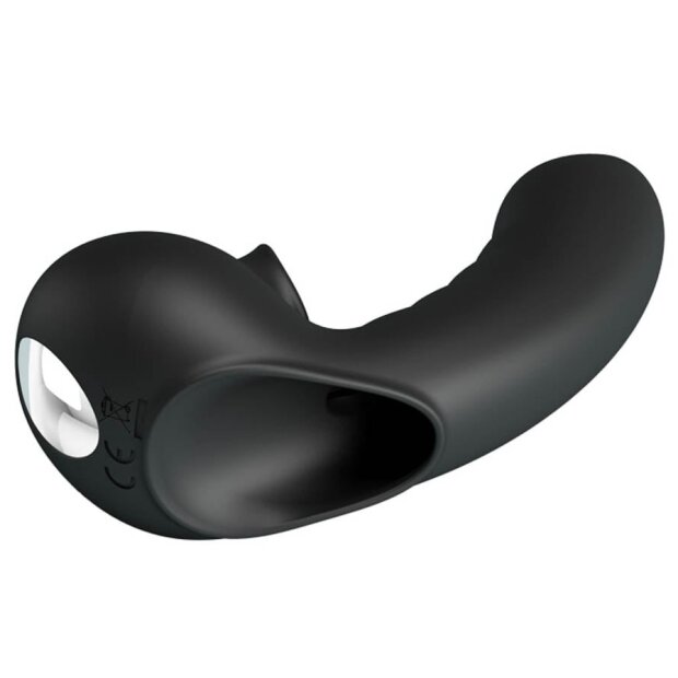 Pretty Love Fingerhülle vibrierend G-Punkt Stimulation Schwarz