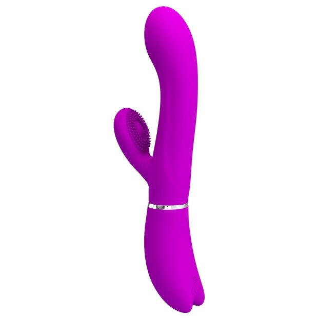 Pretty Love Vibrator Rabbit Clit Vibe Pink