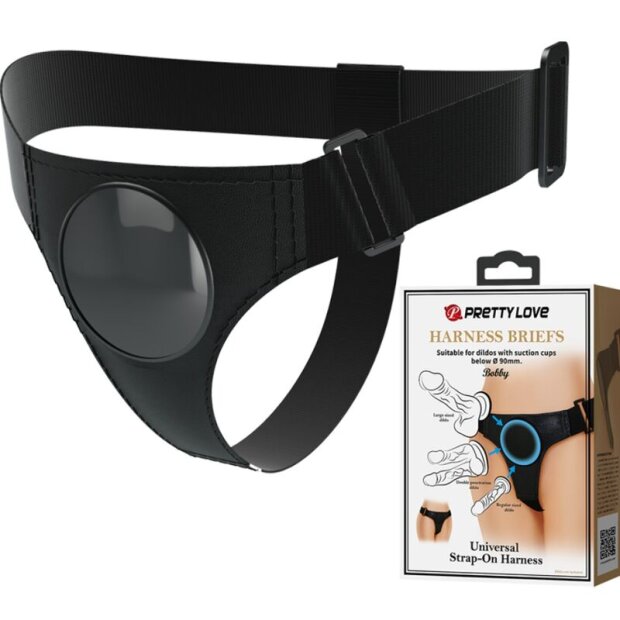 Pretty Love Universal Harness Briefs black