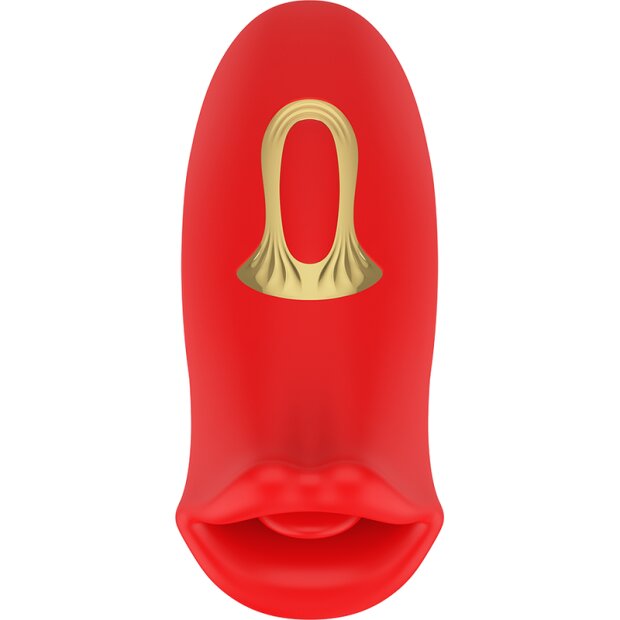 Mia Sicilia Double Pleasure Vibrating Biting Klitorisvibrator Rot