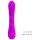 Pretty Love Sincere silicone vibrator with clitoral stimulation pink