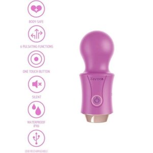 XOCOON Traveler Wand Massager Pink