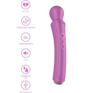 XOCOON massage stick curved fuchsia