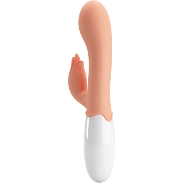 Pretty Love Bloody Mary Vibrateur avec stimulateur de clitoris couleur chair