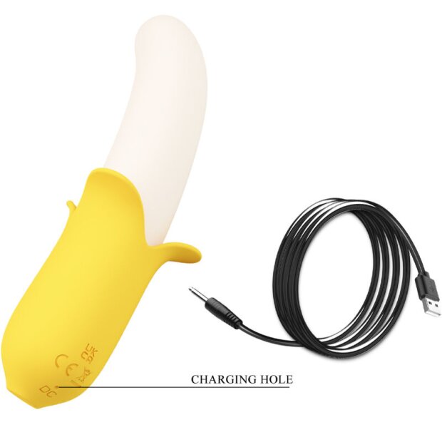 Pretty Love Banana Geek Vibrator Gelb