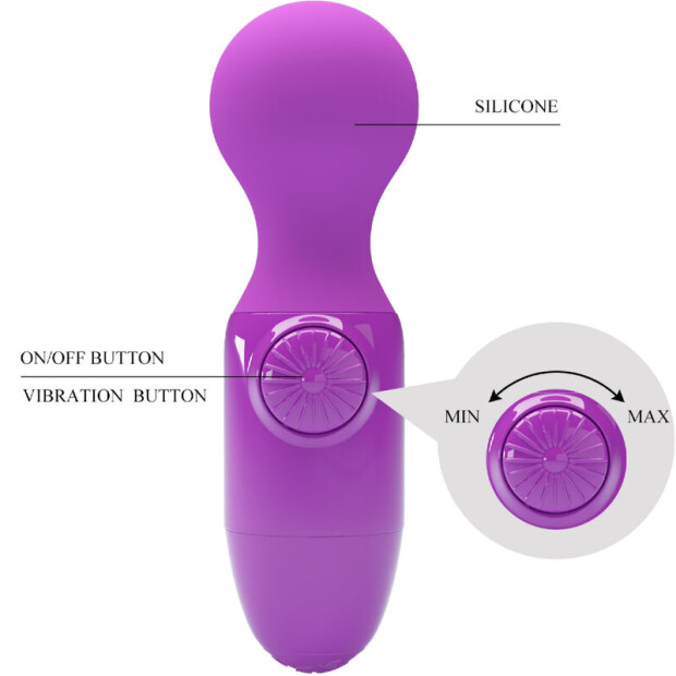 Pretty Love Mini Wall Massager Vibrator purple