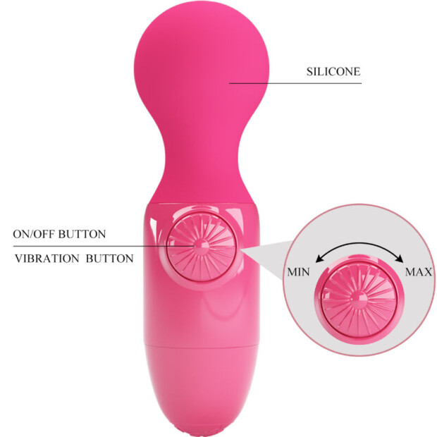 Pretty Love Mini mural Vibromasseur rose