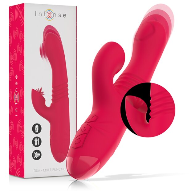 Intense Dua Vibrateur Miltifonction avec Langue rouge