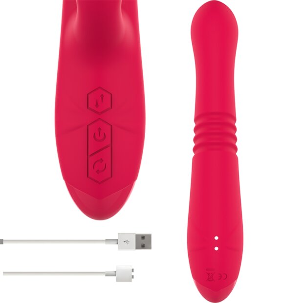 Intense Dua Vibrateur Miltifonction avec Langue rouge