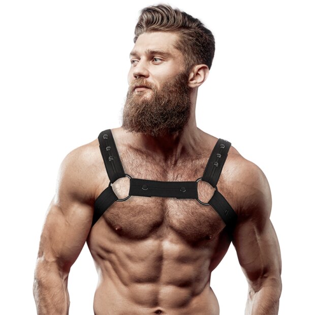 Fetish Submissive Attitude - Chest Sports Harness Adjustable Neoprene Men OS