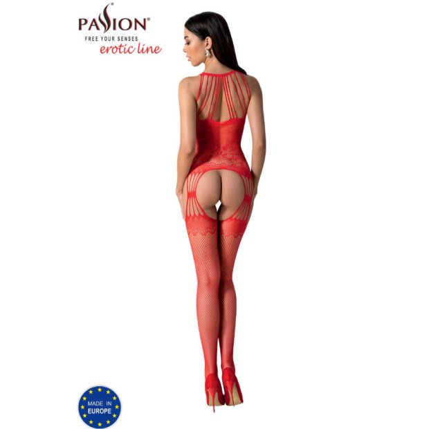 Passion Bodystocking taille unique rouge