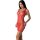 Passion bodystocking mini dress one size red