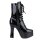 Erogance C1020 Platform ankle boots patent black size 39