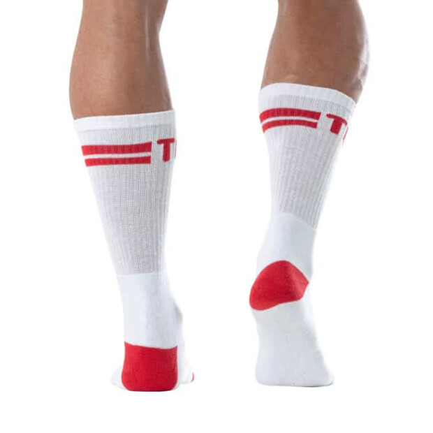 Sport Socks White-red - S/M
