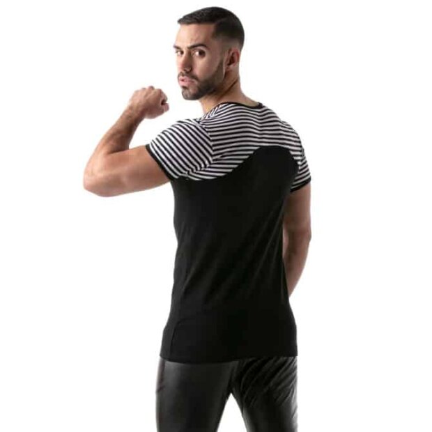Stripes t-shirt Black-black - XL