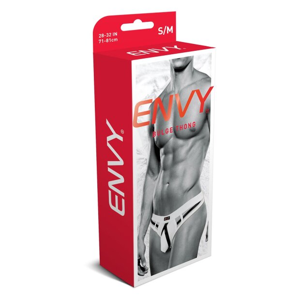 Envy Bulge Thong White, S/M