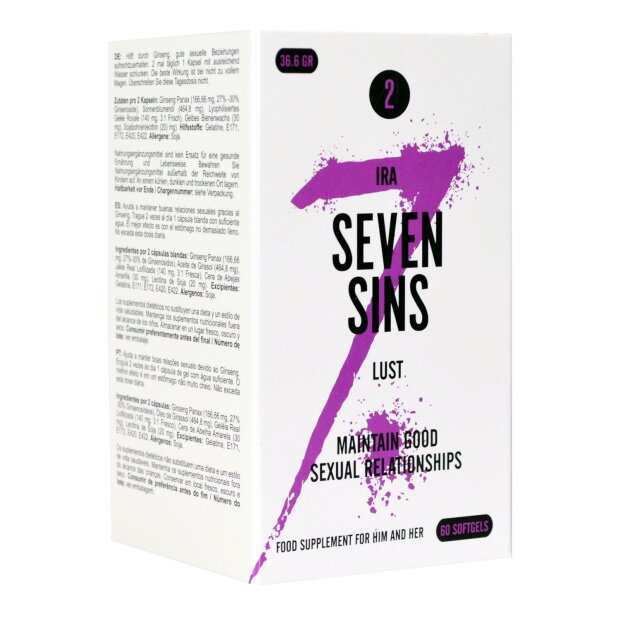 Morningstar Seven Sins Lust 60 soft capsules 36.6 g