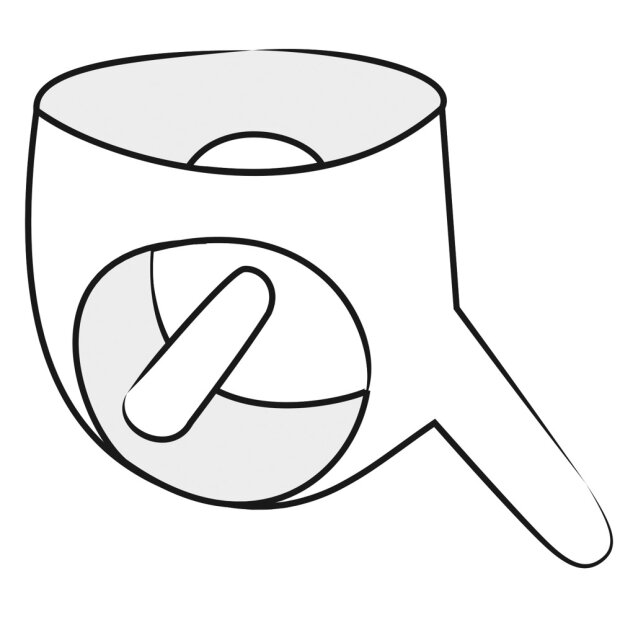 Latex Mens Briefs black M/L