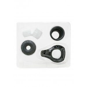 Perfect Fit Premium Penis Ring Set black