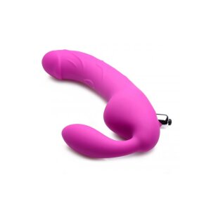 XR Brands Royal Rider Vibro Strap-On Pink 20,3 cm