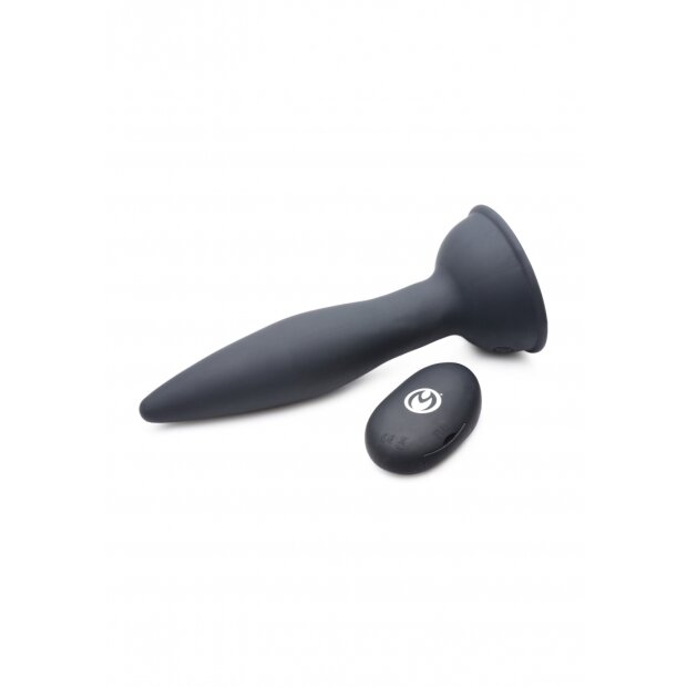XR Brands Turbo Ass-Spinner Analplug Schwarz ⌀ 3,5 cm