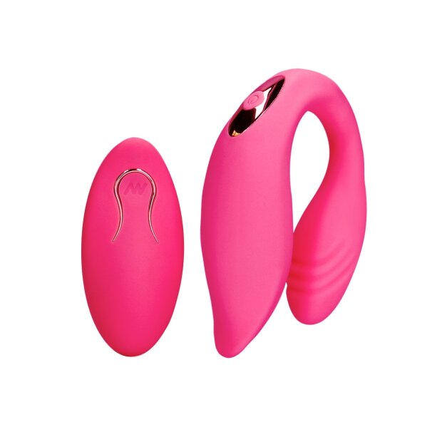 Loveline Paar Vibrator Walderdbeere Paarvibrator Pink 8 cm ⌀ 2,5 cm