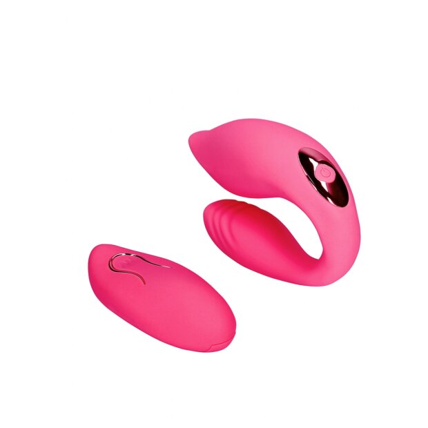 Loveline Paar Vibrator Walderdbeere Paarvibrator Pink 8 cm ⌀ 2,5 cm