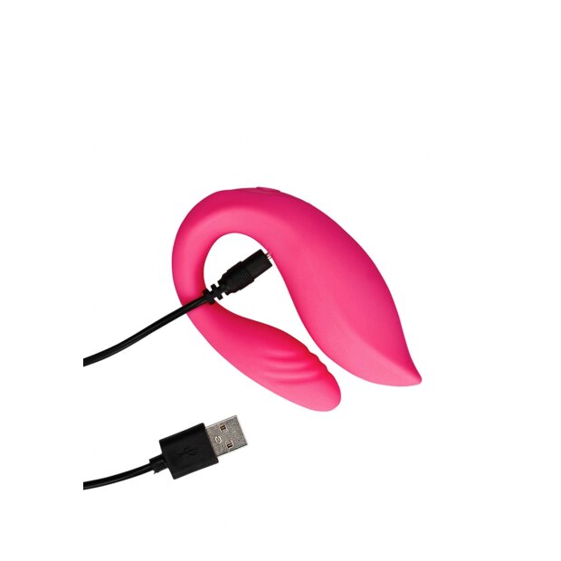 Loveline Paar Vibrator Walderdbeere Paarvibrator Pink 8 cm ⌀ 2,5 cm