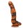 XR Brands Sabretooth Tiger Dildo orange black