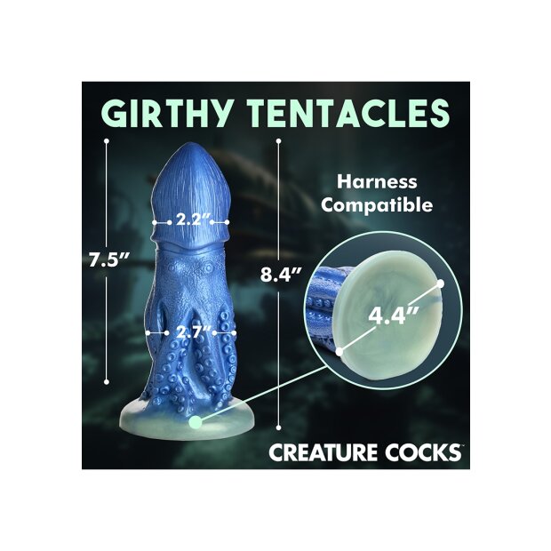 XR Brands Octopus Dildo blue