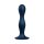 Satisfyer Double Ball-R - Godemiché lesté bleu foncé