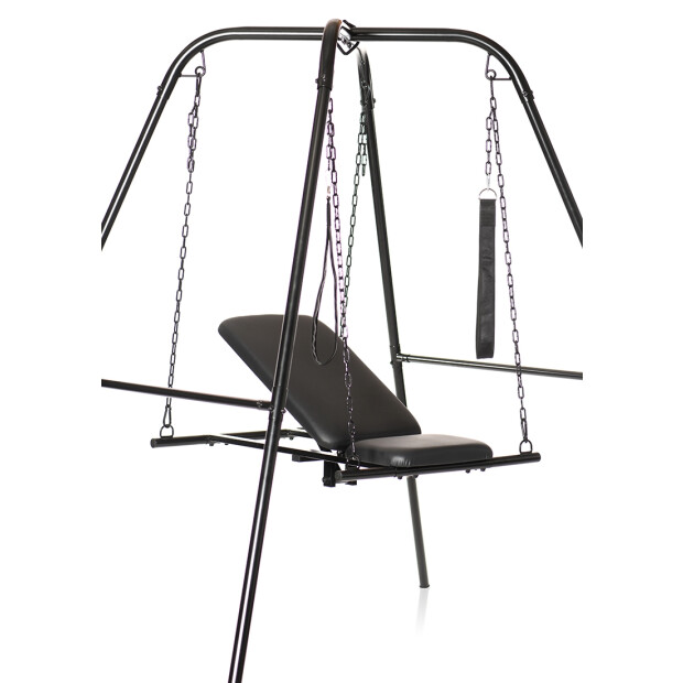 XR Brands Throne Adjustable Sex Swing with Stand