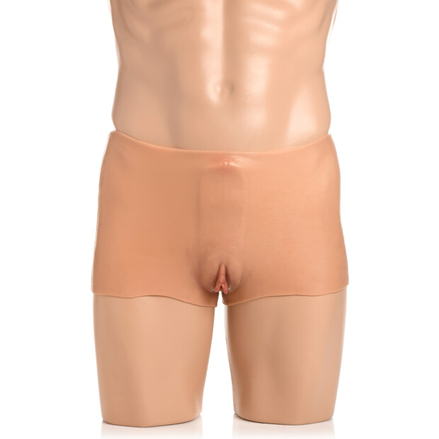 XR Brands Pussy Panties Silicone Vagina and Ass Panties L