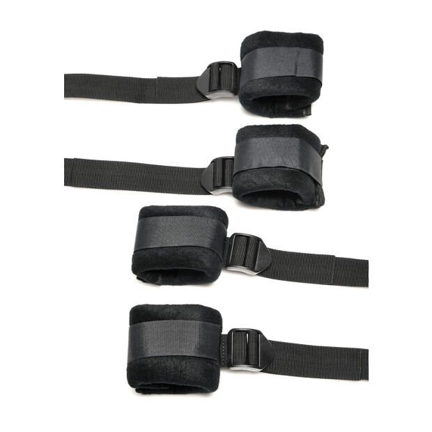 XR Brands Lovers Bettkrawatten System schwarz