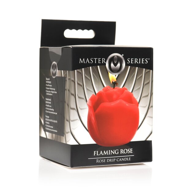 XR Brands Rose Drip Candle red