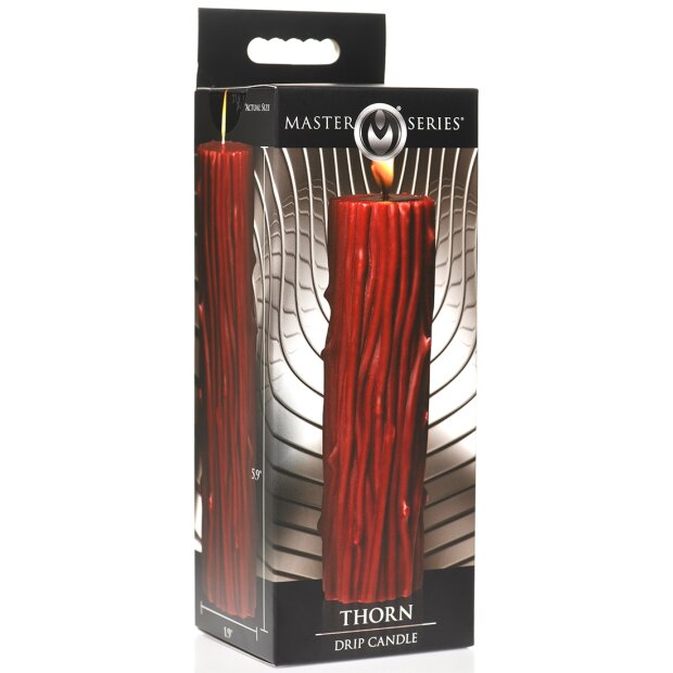 XR Brands thorn drip candle red