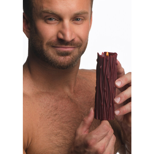 XR Brands thorn drip candle red