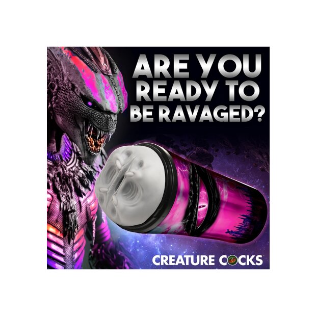 XR Brands Prédateur - Créature Masturbateur gris