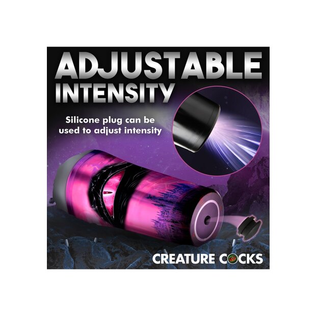 XR Brands Prédateur - Créature Masturbateur gris