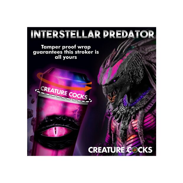 XR Brands Prédateur - Créature Masturbateur gris