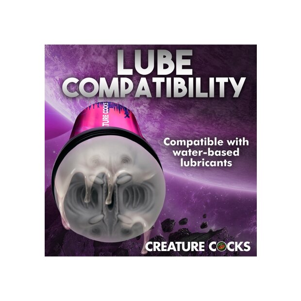 XR Brands Prédateur - Créature Masturbateur gris