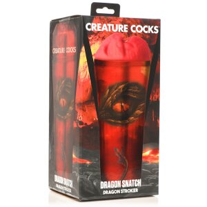 XR Brands Dragon Masturbator red