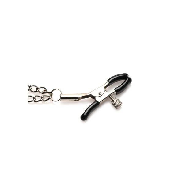 XR Brands Doppelketten-Nippelklemmen Silber